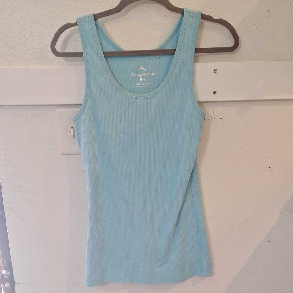 Tommy Bahama Women's Light Blue Tank Top